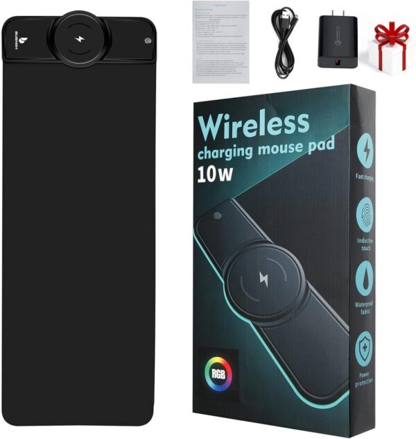 Wireless Charging RGB Gaming Mouse Pad